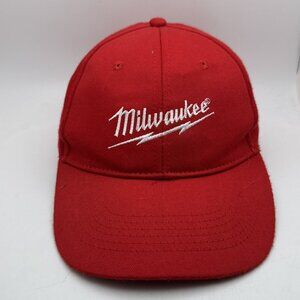 Milwaukee Tools Red Baseball Cap Wild Brand Adjustable Snapback Hat Men's